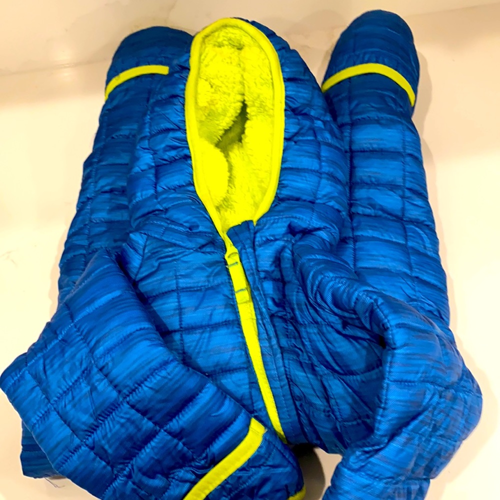 Fleece lined snow suit